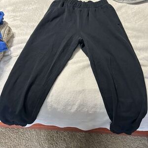 Kids Black Jogger Pants